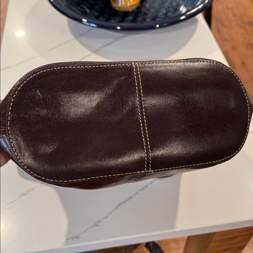 FOSSIL Boho Patchwork Studded Leather Shoulder Bag - Picture 7 of 11